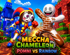 Meccha Chameleon: Pomni VS Rainbow game icon
