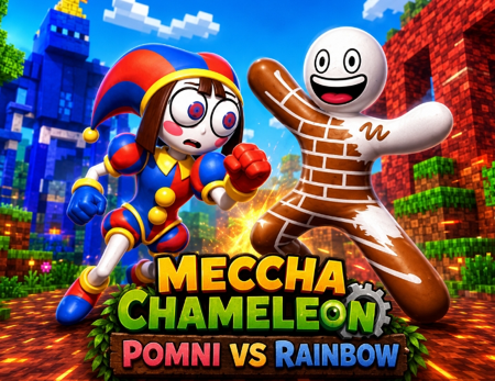 Meccha Chameleon: Pomni VS Rainbow game preview